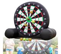 Calcio di calcio all'aperto gonfiabile del gioco del dardo Borad per i giochi posteriori 370w ventilatore e 8 palle di calcio, 9.8FT freccette di calcio
