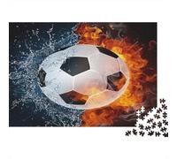 Calcio di fuoco Ball Puzzles 1000 Pezzi In Colori Brillanti, Un Gioco Di Puzzle Per Pace Interiore, Ideale Per Attività in Famiglia, Regalo Di Compleanno Originale 52x38cm/1000pcs