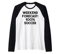 Calcio Divertente - Previsioni del fine Settimana 100% Calcio Maglia con Maniche Raglan