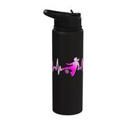 Calcio donne e ragazze Stainless Steel Insulated Water Bottle