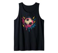 Calcio Drip Soccer Player Cool Teen Boys Soccer Ball Drip Canotta