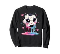 Calcio Drip Soccer Player Cool Teen Boys Soccer Ball Drip Felpa