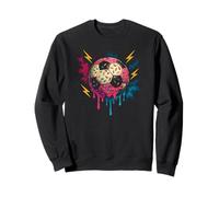 Calcio Drip Soccer Player Cool Teen Boys Soccer Ball Drip Felpa