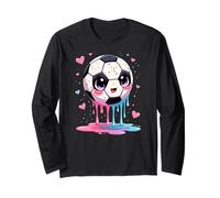 Calcio Drip Soccer Player Cool Teen Boys Soccer Ball Drip Maglia a Manica