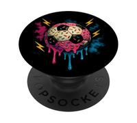 Calcio Drip Soccer Player Cool Teen Boys Soccer Ball Drip PopSockets PopGrip Adesivo