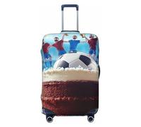 Calcio e trofei copertura elastica per valigie da viaggio, con stampa, antigraffio, Nero , XL