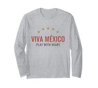 Calcio Fan 2026 Viva Messico Gioca con Cuore Maglia a Manica