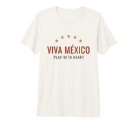 Calcio Fan 2026 Viva Messico Gioca con Cuore Maglietta Premium