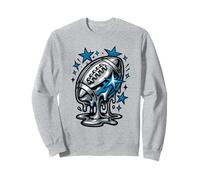 Calcio Fondente con Stelle Cool American Football Felpa