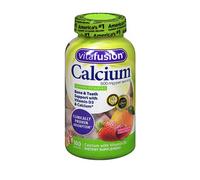 Calcio Gummy Frutta Naturale E Crema 100 Pezzi 500 Mg