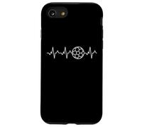 Calcio Heartbeat - Calcio Palla ECG Pulse Rate Divertente Custodia per iPhone SE (2020) / 7 / 8