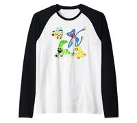 Calcio Huggy Wuggy KickinChicken Hoppy Hopscotch Cat-Bee Maglia con Maniche Raglan