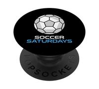 Calcio il Sabato Calcio Mamma E Papà Calcio Mamma PopSockets PopGrip Adesivo