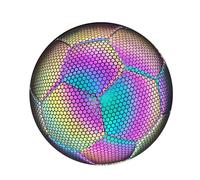 Calcio incandescente riflettente di calcio di dimensione 4 di dimensione 5 per il gioco di notte e l'addestramento incandescente di calcio incandescente nel calcio scuro