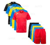 Calcio Kit Maglia Manica Corta Hockey Palestra Squadra Allenamento Da Uomo Mazza