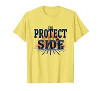 Calcio Lineman Protect The Blind Side Graphic Maglietta, Uomo, Limone, XL