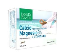 Natura Service Integratore alimentare Calcio, Magnesio, B6 e Vitamina D3 60 capsule