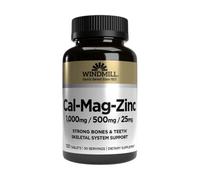 Calcio - Magnesio E Zinco 100 Compresse Di Windmill Health