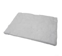 Calcio Magnesio Silicato Fibra di Camino Coperta Sicurezza Fuoco Materiale Isolante Bianco Resistente alle Alte Temperature 1206 °C Fibra Ceramica (30 x 20 x 5 cm)