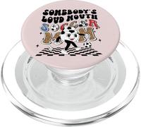 Calcio Mamma Leopard Ball Graphic Design PopSockets PopGrip per MagSafe