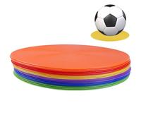 Calcio Marker - Slip-fre Base Pad, Quick Speed Plate, Balanced Ground Disc | Design leggero e flessibile, indicatore di allenamento codificato a colori per allenamenti di calcio routine