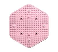 Calcio Massaggio Mat, 16.14 Inches Reflexology Walking Mat, Esagonale Pressure Point Pad, Calcio Tensione Release Mat, Portatile Yoga Foot Rock Mat con Magneti per Rilasciare Tensione