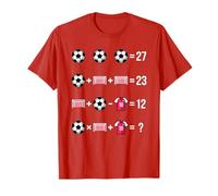 Calcio Matematica Equazione Riddle Design Risolvere Il 67 Puzzle Maglietta