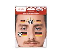 Calcio Mondiali Glitter Face Tattoo Calcio Uomo
