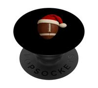 Calcio Natale Cappello Divertente Vacanza Sport PopSockets PopGrip Adesivo