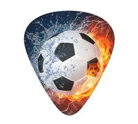Calcio nell'acqua e nel fuoco,12 pezzi di plettri per chitarra, 3 plettri di diverso spessore per chitarra acustica, basso, ukulele