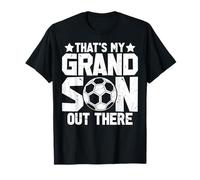 Calcio Nonna Nonno Calcio That's My Grandson Out There Maglietta