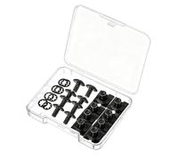 Calcio Pad Backplate Screws - Slotted Fasteners Gear, Protective Sports Hardware | Durable Washers Accessory Kit, Heavy Duty Repair Replacement Equipment for Unisex Adult Youth Size Football Shoulde