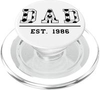 Calcio Papà Dal 1986 Compleanno Padre Festa Vintage PopSockets PopGrip per MagSafe