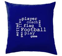 Calcio Parola Cloud - Cuscino - Love Coach Giocatore Palline Calcio