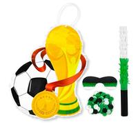 Calcio Pentolaccia,Pignatta a Forma di Pallone da Calcio - Pignatta Decorativa e Divertente per Feste di Compleanno e Celebrazioni a Tema Calcio