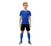 Calcio per competizioni e allenamenti. Calcio di squadra per adulti e bambini. Sport per ragazzi dai 5 ai 13 anni. (Blue, 10-11 Years)