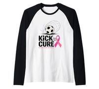 Calcio per la Cura della consapevolezza del Cancro al Seno Maglia con Maniche Raglan