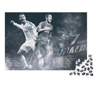 Calcio Puzzle 1000 Pezzi Per Adulti - In Legno Naturale,Ronaldo Gioco Di Intelligenza 3D, Idea Regalo Esclusiva Per Amanti Dei Puzzle1000pcs (75x50cm)