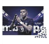 Calcio Puzzle 500 Pezzi Per Adulti - In Legno Naturale,Mbappé Gioco Di Intelligenza 3D, Idea Regalo Esclusiva Per Amanti Dei Puzzle500pcs (52x38cm)