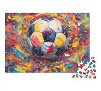 Calcio Puzzle Per Adulti Divertente 500 Piece Sport Decorazione, Anti-stress, Gioco EduGattoivo, Gioco Intellettuale, Rilassamento E Intelligenza (500pcs (52x38cm))