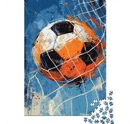Calcio Rete Gol Puzzle 1000 Pezzi Puzzle per Adulti Carta Set Puzzle 1000 Pezzi Dipinto di Calcio Puzzle per Famiglia Relax Regalo 70x50cm/1000pcs
