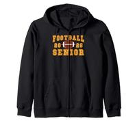 Calcio Senior Night Football Senior 2026 Laurea 15 Felpa con Cappuccio