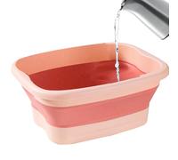 Calcio Soaking Tub, Foldable Spa Basin with Massage Points, Portable Foots Bath Relaxation and Detox, Deep Soak Foot Rinse Women Men Kids Seniors, Pedicure for Home Travel Pool Entry
