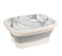 Calcio Soaking Tub, Foldable Spa Basin with Massage Points, Portable Foots Bath Relaxation and Detox, Deep Soak Foot Rinse Women Men Kids Seniors, Pedicure for Home Travel Pool Entry