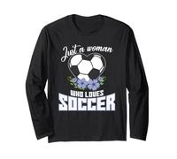 Calcio Solo Una Donna Che AMA Il Calcio Maglia a Manica