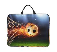 Calcio stampato, Custodia per laptop da 14 pollici, borsa per notebook, custodia per laptop, valigetta con maniglia