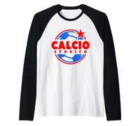 Calcio Storico Retro Italiano Storico Calcio Sport Maglia con Maniche Raglan
