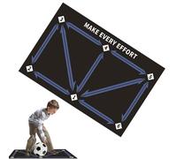 Calcio Training Mat, Calcio Training Equipment, Calcio Dribble Props, Silent Soccer Practice Mat, Kids Soccer Trainer, Footstep Training Equipment, Soccer Skills Development