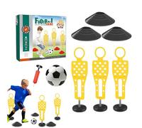 Calcio Training, Soccer Training Equipment, Educational Kids Game Obstacle Play Set, Multi-Person Sports Toy for Backyard, Park, Palestra, Home Field, 10,24 x 12,2 x 3,54 pollici
