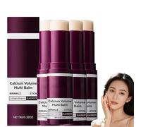 Calcio volume-multi balsamo, balsamo di calcio, anti-invecchiamento e rinforzante della pelle coreana, crema idratante, idratante, rassodante per occhi, collo e viso. (4 pezzi)